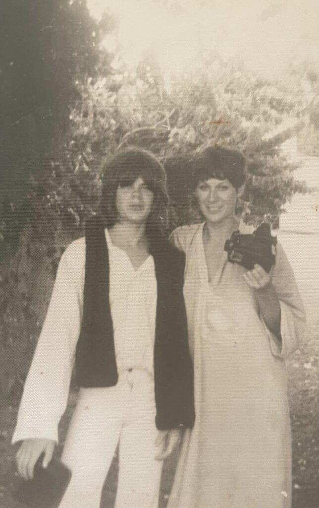 Maman & moi, au Maroc, quelque part aux alentours de 1977/78